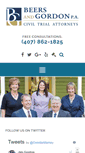 Mobile Screenshot of beersandgordonlaw.com